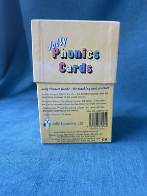 Immaculate COMPLETE Jolly Phonics Cards full set , Sue Lloyd, shelfwear - 2000