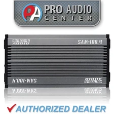 Sundown Audio Marine Powersports SAMv.2 100.4 Micro 4ch Amplifier w/Bluetooth