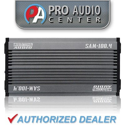 #ad Sundown Audio Marine Powersports SAMv.2 100.4 Micro 4ch Amplifier w Bluetooth $349.99