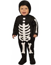 Baby Bones Cute Skeleton Scary Fancy Dress Up Halloween Toddler Child Costume