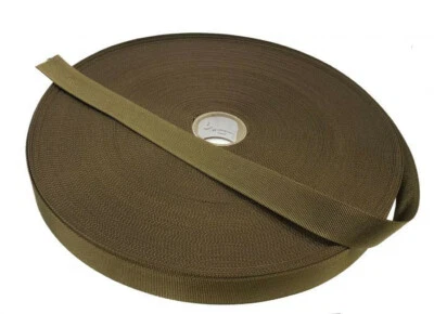 C L DISTRIBUTION Coyote Brown 25mm/2.5cm Gurtband - UK Gewebt - Militär Spezifikation Made