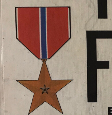 TX BRONZE STAR MEDAL license plate Military Veteran Vet WW2