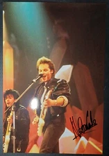 nick van Eede CUTTING CREW lead singer during the 1980;s signed 12x8 photo