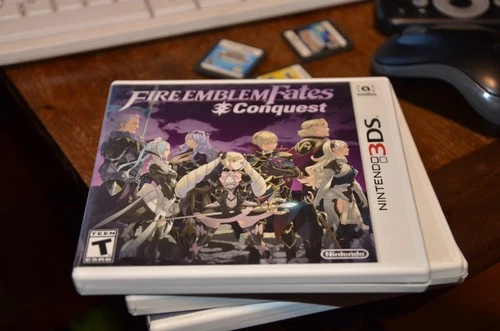 Fire Emblem Fates: Conquest (Nintendo 3DS, 2016) Good Condition - NTSC