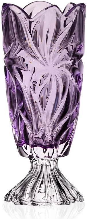 紫色水晶花瓶| eBay