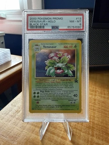 PSA 8  VENUSAUR HOLO BLACK STAR 2000 POKEMON PROMO BLACK STAR #13