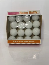 Modern Miltex Corp Styrofoam Crafting Balls 16 PCS 1 1/2” Foam balls Vintage