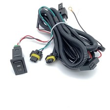12v Universal Car Led Fog Light Onoff Switch Wiring Harness Fuse Relay Kit