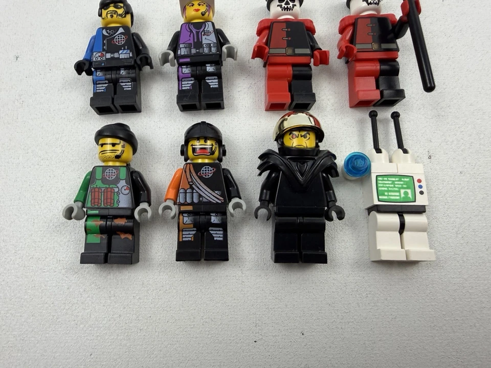 Lego Alpha Team Minifigure Lot of 8 Radia Ogel Charge Crunch Flex Tee Vee Minion - Image 2 of 4