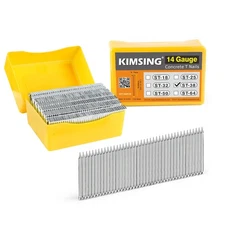 KIMSING Concrete T Nails 14 Gauge 1-1/2'' Leg Galvanized Nails 800PCS (2 Boxes)
