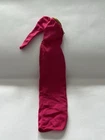 Vintage Barbie Doll Clothing Dark Pink One Shoulder Dress Superstar Era