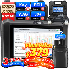 2026 Xtool D7w V2.0 Wifi Auto Diagnostic Scanner Tool Key Program Ecu Coding Fca