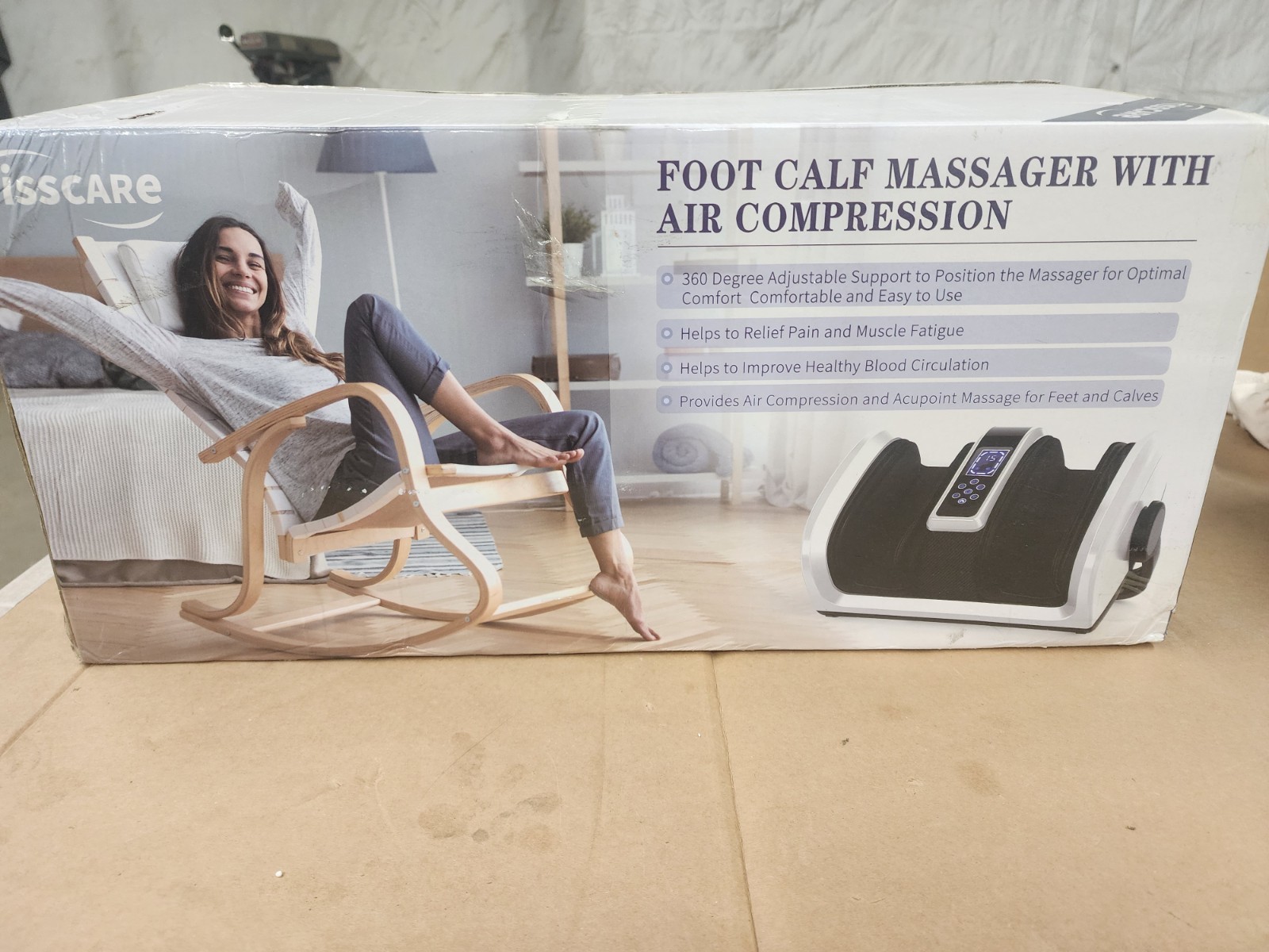 Tisscare Foot Calf Massager With Air Compression