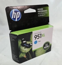 HP 951XL Genuine Cyan Printing Ink Cartridge Expires 07/2016 HP Office Jet *I*