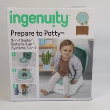 Ingenuity Prepare To Potty 3-in-1 System Toddler Potty Learning Seat Steps