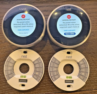 Nest 2nd Generation Learning Silver Programmable Thermostat Working