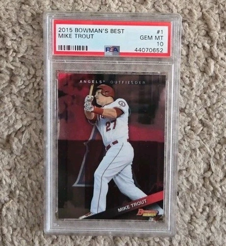 2015 Topps Mike Trout #1 Bowman's Best -PSA 10