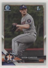 2018 Bowman Draft Chrome Refractor Jayson Schroeder #BDC-23 6u5