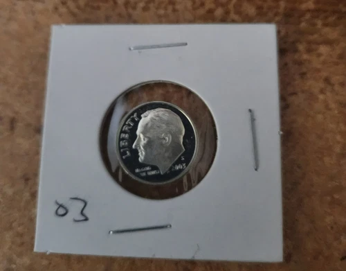 2003 s 90% silver proof Roosevelt dime