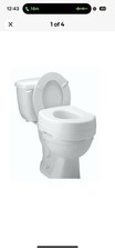 Carex, Raised Toilet Seat, 1 Count