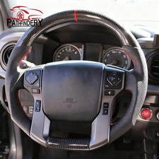 Real Carbon Fiber Steering Wheel Fit For 2010-2023 Toyota 4runner Tundra Tacoma Real Carbon Fiber Steering Wheel Fit For 2010-2023 Toyota 4runner Tundra Tacoma