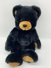 Russ Berrie  Co Inkspot Black Bear Plush Vintage Very Soft