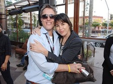 Shawn Davis LAFF Festival Director Rebecca Yeldham 2009 LA Film Festiv- Photo