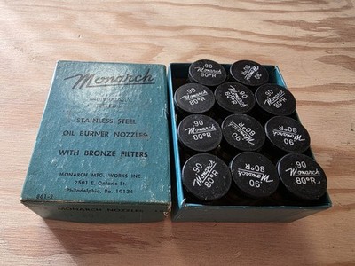 Monarch Oil Burner Nozzle .90 80°R Box Of 11 NOS
