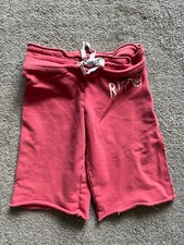Polo Ralph Lauren Girls Logo Sweat Casual Coral Drawstring Shorts 5