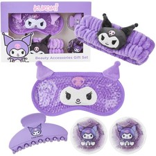 Hello Kitty Sanrio Kuromi Beauty Set For Women Teens Cooling Gel Eye Mask Plush