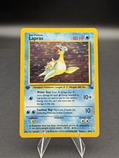 Lapras 10/62 Fossil 1st Edition Holo Rare LP on eBay