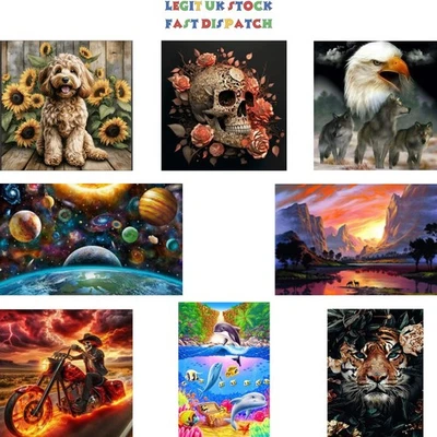 NOESSA 5D Diamond Art Embroidery Painting Decor Kits DIY Gifts 30x40CM Multiple Choices