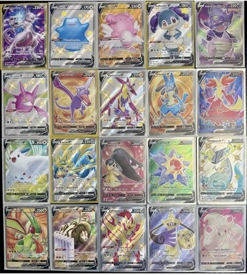 1 Pack + 20 Pokemon Card Bulk Lot TCG Vstar/Radiant/Ex/V/FA
