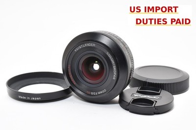 [Top NEUWERTIG] Voigtländer COLOR SKOPAR 20mm f3.5 SL II Aspherical Canon EF ...