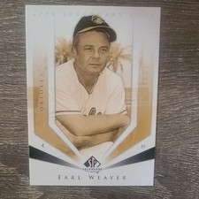 Earl Weaver 2004 SP Legendary Cuts #32 Baltimore Orioles HOF 