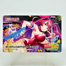 DIA MITSUMOTO Bunny Girl Mahjong Fight Glri e-amusement pass card KONAMI JPAN