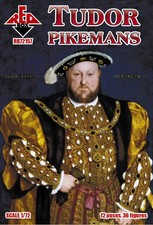 REDBOX 1:72 RB72157 16TH CENTURY TUDOR PIKEMANS 36 FIGURES/12 POSES GRAY
