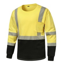 FR Shirt 6 oz Hi Vis Fire Resistant Flame Resistant Shirts for Men,Welding Sh...