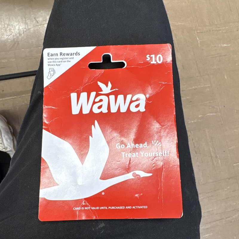 Wawa $10 Gift Card Food & Beverage, US-Nationwide, No Expiration