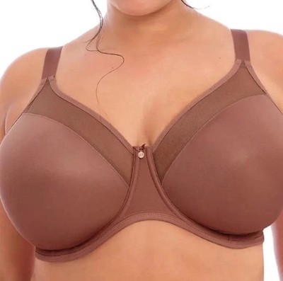 Elomi Women's Smooth Unlined Underwire Bra 36L US NWT $65 RP Aerocool Fabric