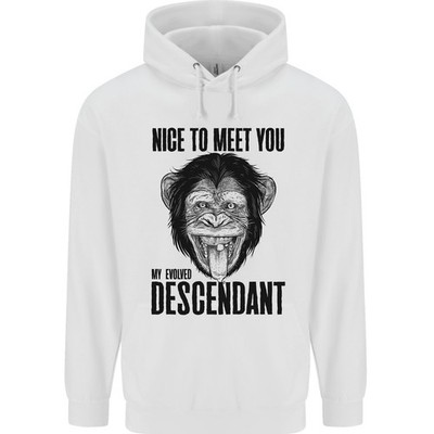 Schimpanse Evolved Descendant Lustig Affe Kinder Kapuzenpullover