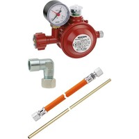 GOK Herdanschluss-Set Mit Niederdruckregler 50Mbar - 0207010