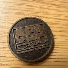 APA Team Championship Events Las Vegas NV Pocket Marker Coin 1996