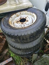 land rover defender series 2a 3 steel wheels and maxxis 225 75 16 tyres set of 4