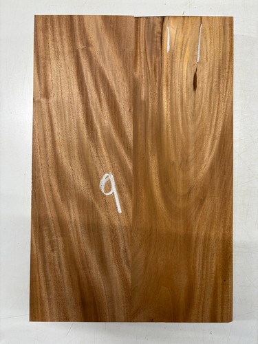 Afrikanischer Mahagoni Gitarrenkörper Rohling 2 Stück geklebt 21-1/2"x 14"x 1-7/8" | 13 Pfund #09