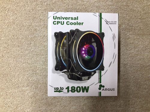 CPU Kühler RGB Argus SU-280 AM4 mit Enermax Lüfter modifiziert