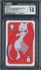 2021 Pokémon Japanese Playing Cards Pocket UNO 9 Red Mewtwo CGC 10 Gem Mint
