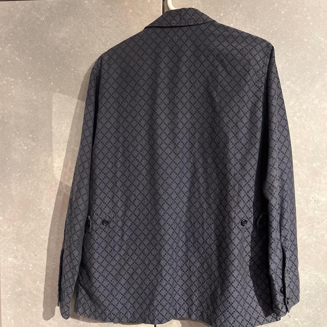 Engineered Garments Dark Navy Patterned Tailored … - image 4