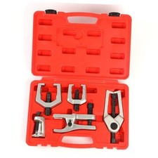 5pc Ball Joint Separator, Splitter Removal Kit, Ball Joint Removal Tool red