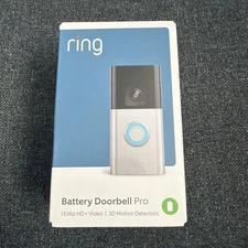Ring Battery Doorbell Pro Battery-Powered Smart Wi-Fi Video Doorbell Sealed NEW